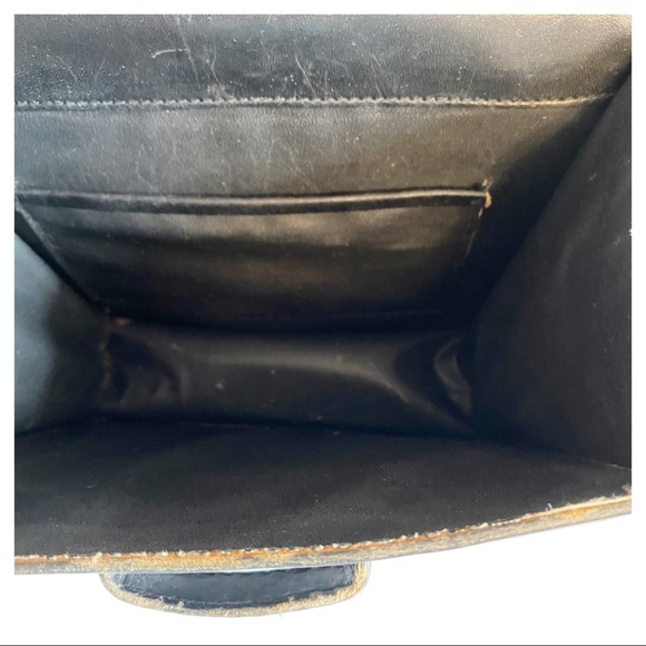 VINTAGE - MINI LEATHER SATCHEL BAG - Picture 6 of 10